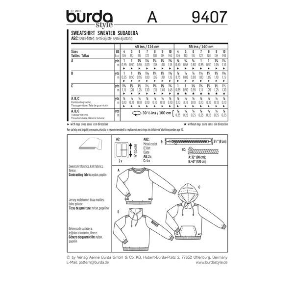 Pull-over, Burda 9407, image number 11