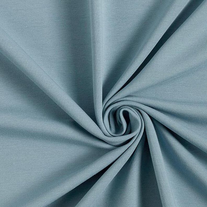 French Terry léger uni – bleu pigeon,  image number 1