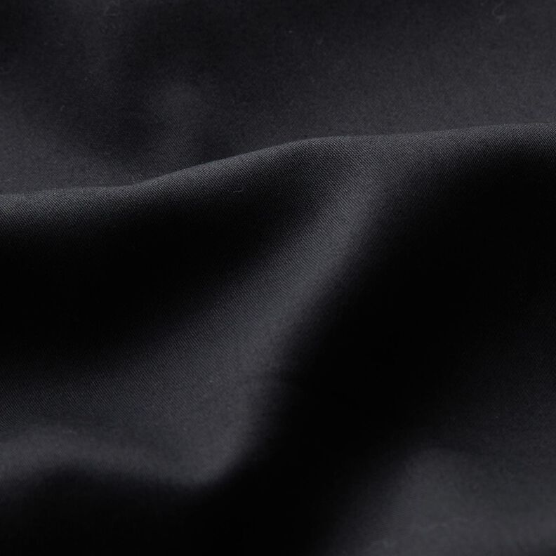 Satin de coton Uni – noir,  image number 3