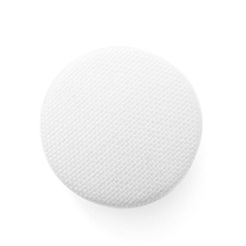 Bouton recouvert, Classic Poly – blanc,  image number 1