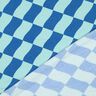 Softsweat carreaux ondulés | Poppy Fabrics – bleu roi/bleu glacier,  thumbnail number 4