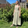 Mélange viscose Reflet brillant – kaki clair,  thumbnail number 6
