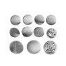 Costume Bouton Set [ 11-pièces ] – argent métallique,  thumbnail number 2