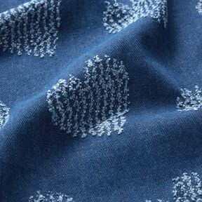 Jeans Cœurs « Destroyed Look » – bleu jean, 