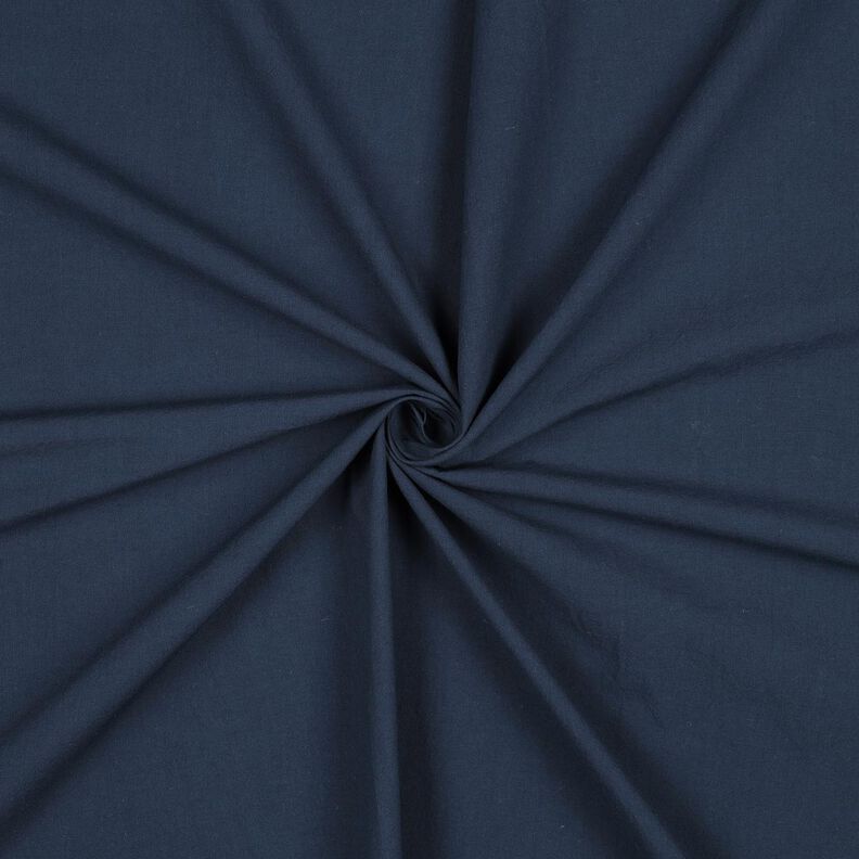 Tissu en coton Crinkle prélavé – bleu nuit, image number 1