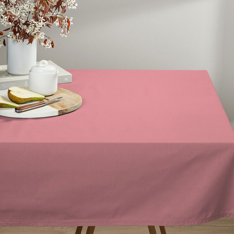 Tissu en coton Cretonne Uni – vieux rose foncé,  image number 5