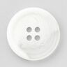 Bouton 4 trous rond [Ø 25 mm] – blanc,  thumbnail number 1