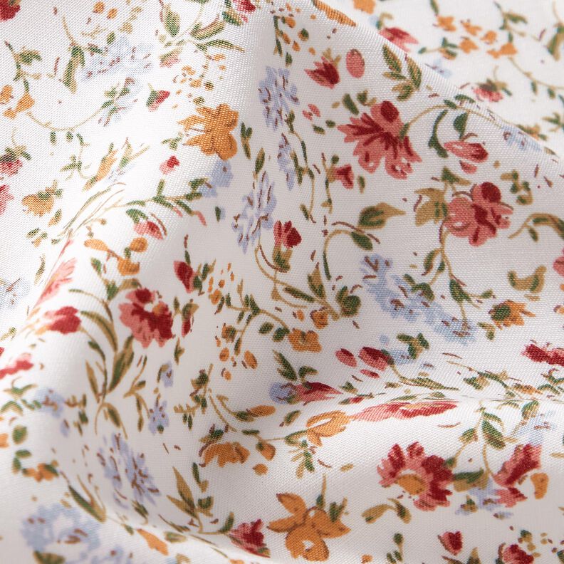 Tissu en viscose Mille-fleurs – blanc,  image number 2