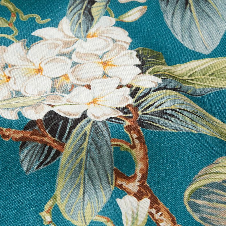 Tissu de décoration Canvas Arbre en fleurs – bleu océan,  image number 2