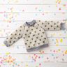 Jersey Jacquard Cœurs scintillants | Poppy Fabrics – nature/or métallisé,  thumbnail number 6