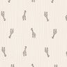 Tissu double gaze de coton Jolies girafes – blanc,  thumbnail number 1