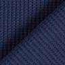 Jersey de coton gaufré uni – bleu marine,  thumbnail number 3