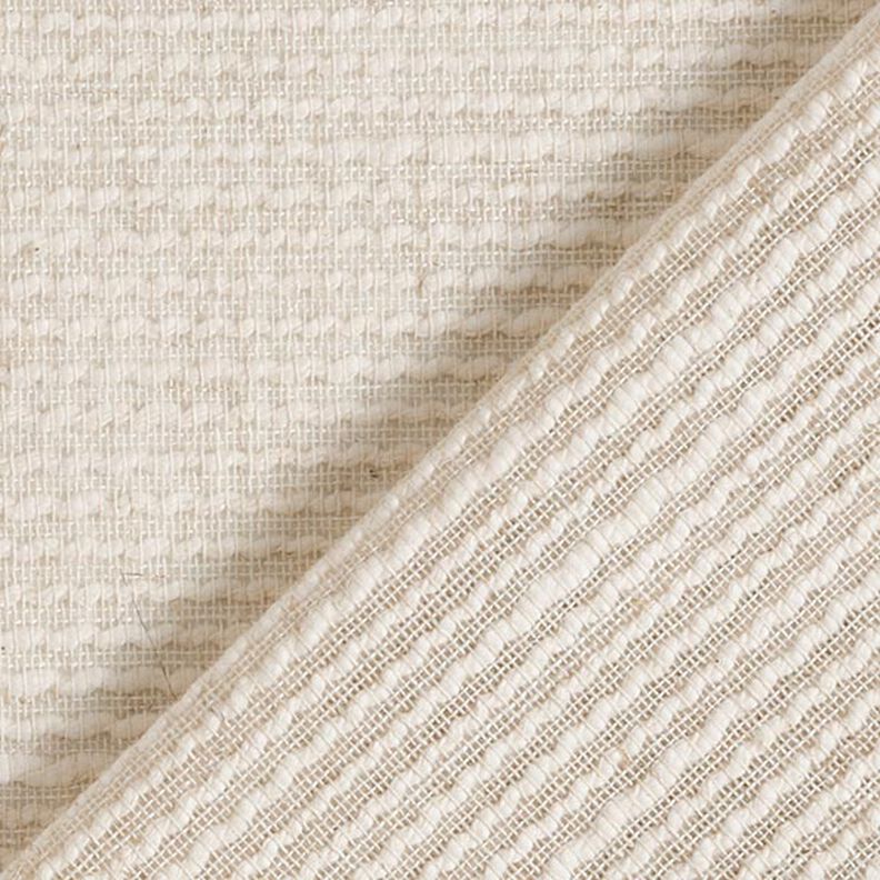 Tissu pour voilages Structure tissée 300 cm – beige clair,  image number 3