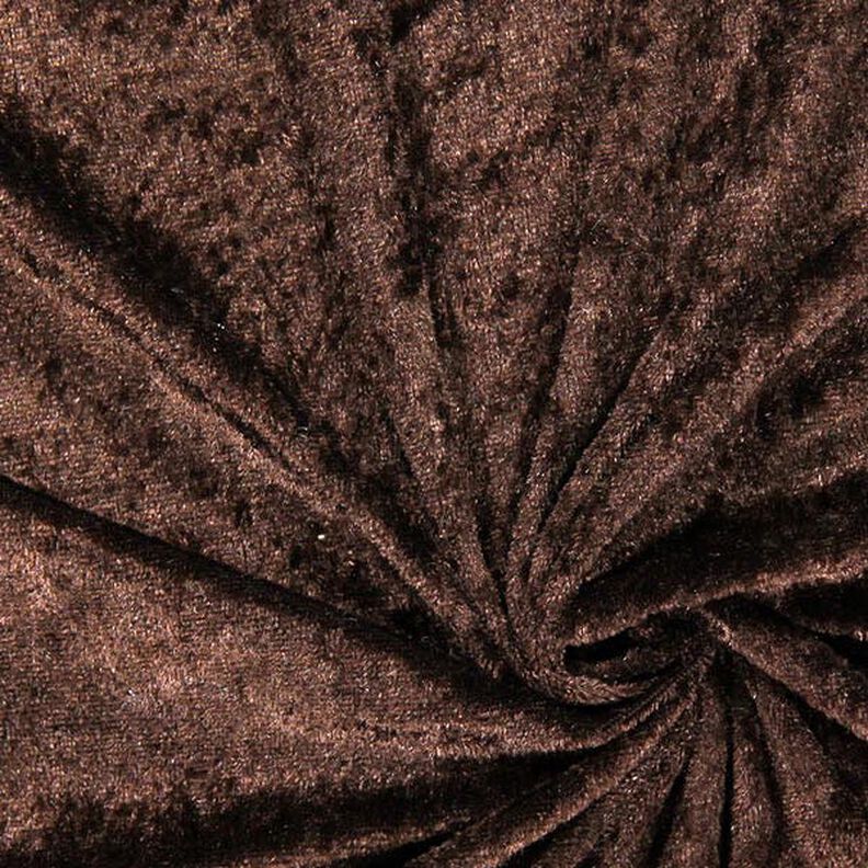 Panne de velours – marron foncé,  image number 1
