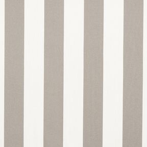 Tissu d’extérieur Canvas Blockstreifen – gris soie/ivoire, 
