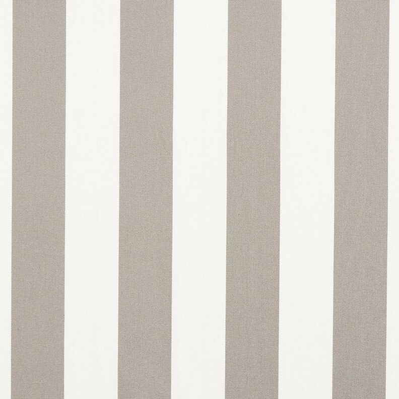 Tissu d’extérieur Canvas Blockstreifen – gris soie/ivoire,  image number 1