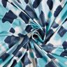Jersey viscose Ikat-Muster – bleu ciel/bleu nuit,  thumbnail number 3