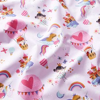 Tissu en coton Cretonne Princesse – violet pastel, 