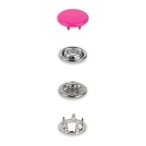 Boutons pression en jersey [12 mm] | Prym – rose vif, 
