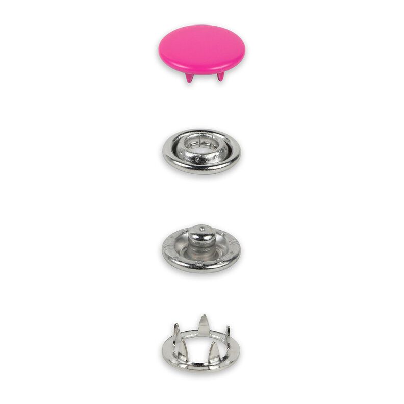 Boutons pression en jersey [12 mm] | Prym – rose vif,  image number 2