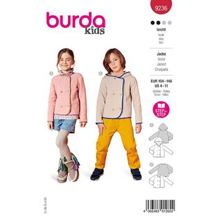 Veste | Burda 9236 | 104-140, 