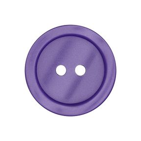 Bouton plastique 2 trous Basic - mauve, 