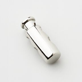 Bloque-cordons métal [Passage : 3 mm] – argent métallisé, 