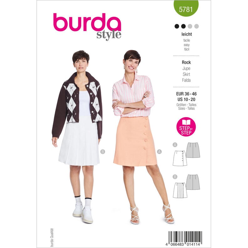Jupe | Burda 5781 | 36-46, image number 1