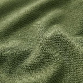 Bambou Jersey viscose Uni – olive, 