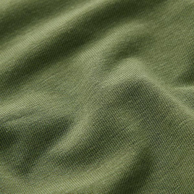 Bambou Jersey viscose Uni – olive,  image number 3