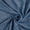 Tissu viscose Prince-de-galles – bleu,  thumbnail number 4