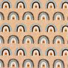 Popeline coton Arcs-en-ciel Impression numérique – beige,  thumbnail number 1