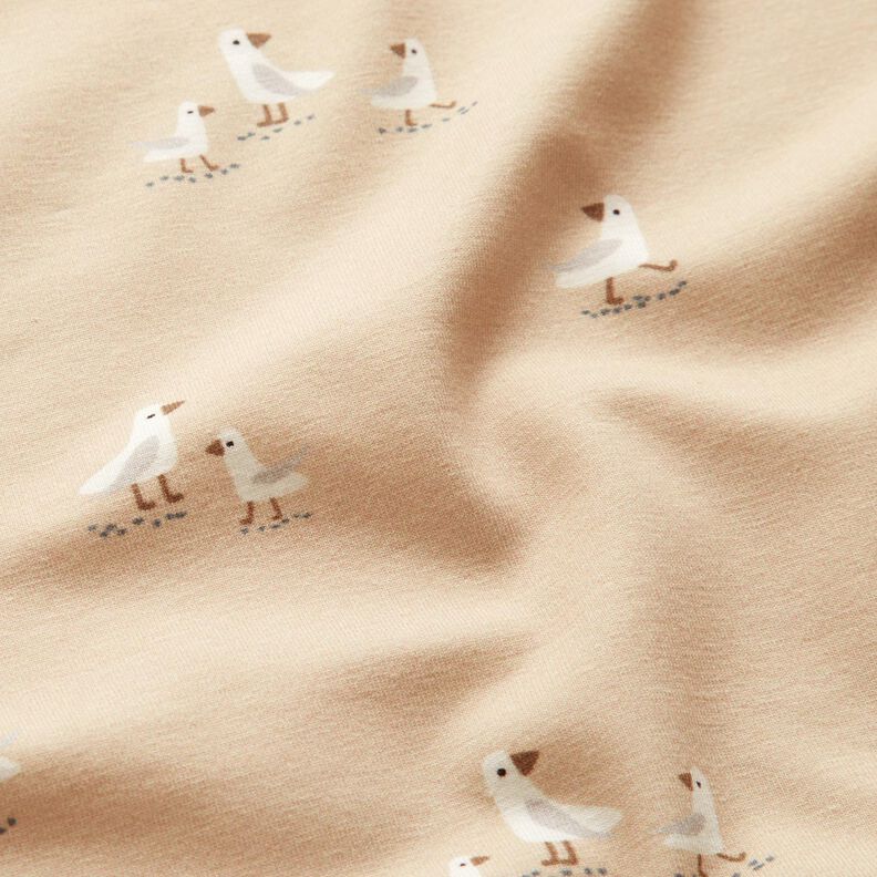 Jersey coton Douces mouettes – noix de cajou,  image number 2