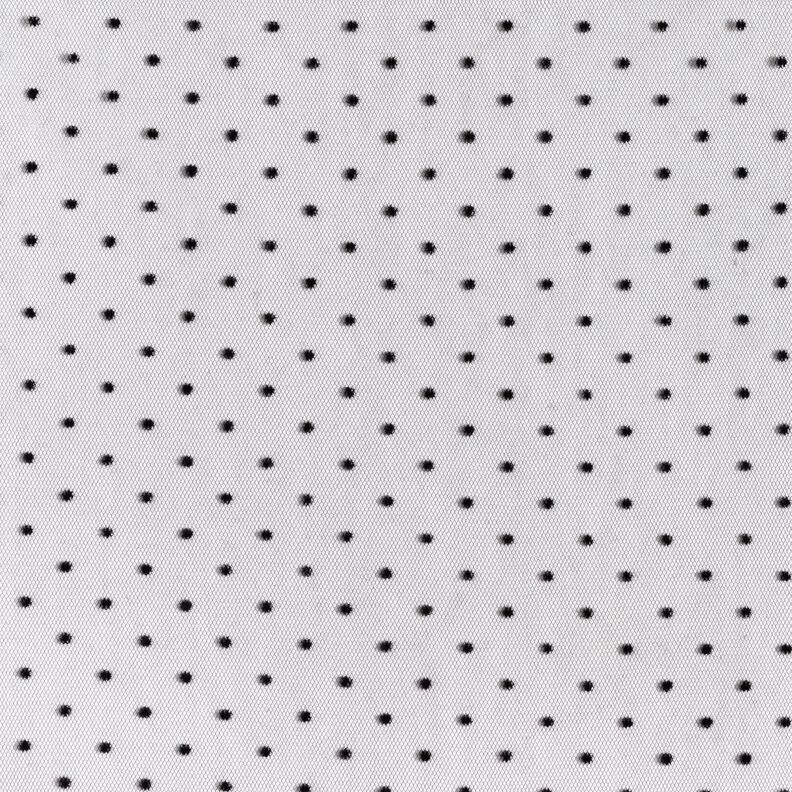 Tulle Pois veloutés – noir,  image number 1