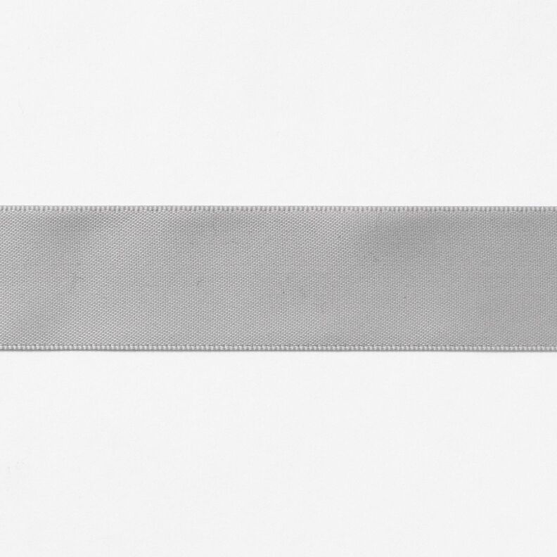 Ruban de satin [25 mm] – gris clair,  image number 1