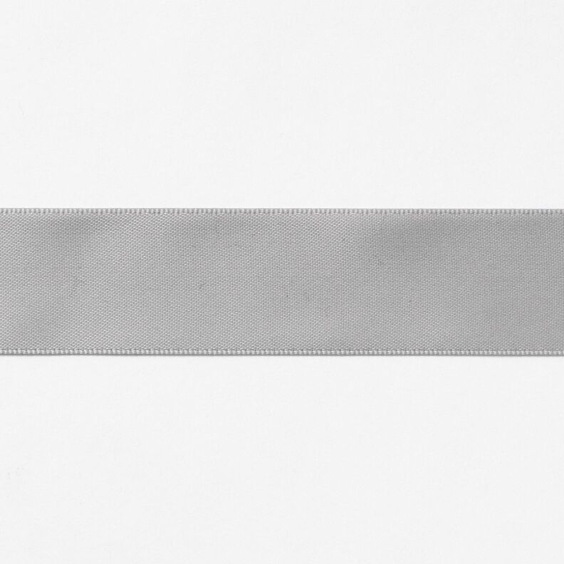 Ruban de satin [25 mm] – gris clair,  image number 1