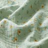 Tissu double gaze de coton fleurs romantiques – menthe clair,  thumbnail number 2