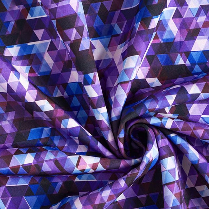 Softshell Triangles multicolores Impression numérique – raisin,  image number 4