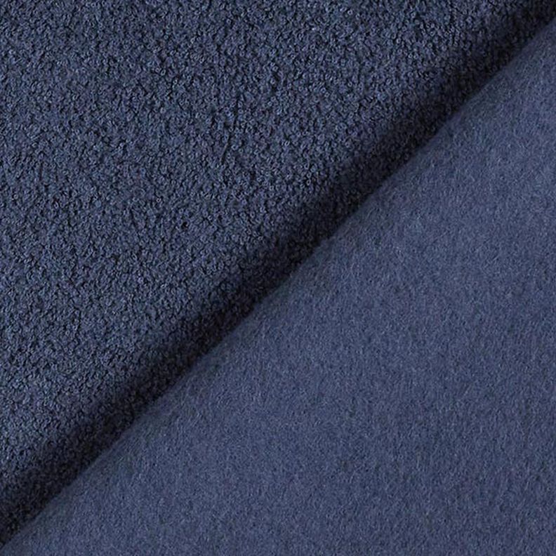 Coton Sweat Polaire éponge – bleu marine,  image number 3