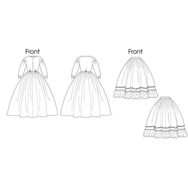 Costume historique, Butterick 5831|34 - 42, image number 6