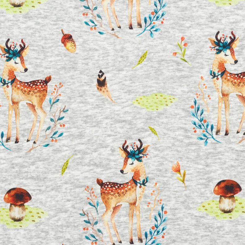 Polaire alpin cerf romantique – argent/nature, image number 1