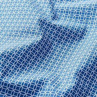 Tissu en coton Cretonne Motif petits carreaux – bleu, 