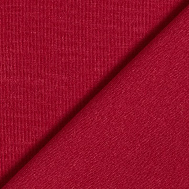 GOTS Jersey coton | Tula – rouge bordeaux,  image number 3