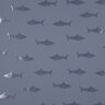 Tissu pour veste de pluie Requin | by Poppy – gris bleu,  thumbnail number 1