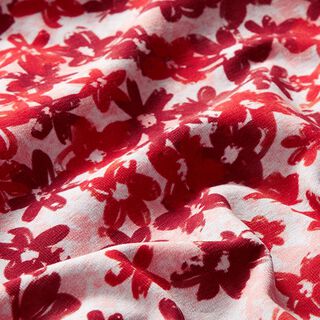 Jersey coton GOTS Papillons & Fleurs | Tula – rose, 