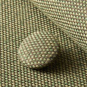 Bouton recouvert - Tissu de décoration extérieure Agora Bruma - olive clair, 