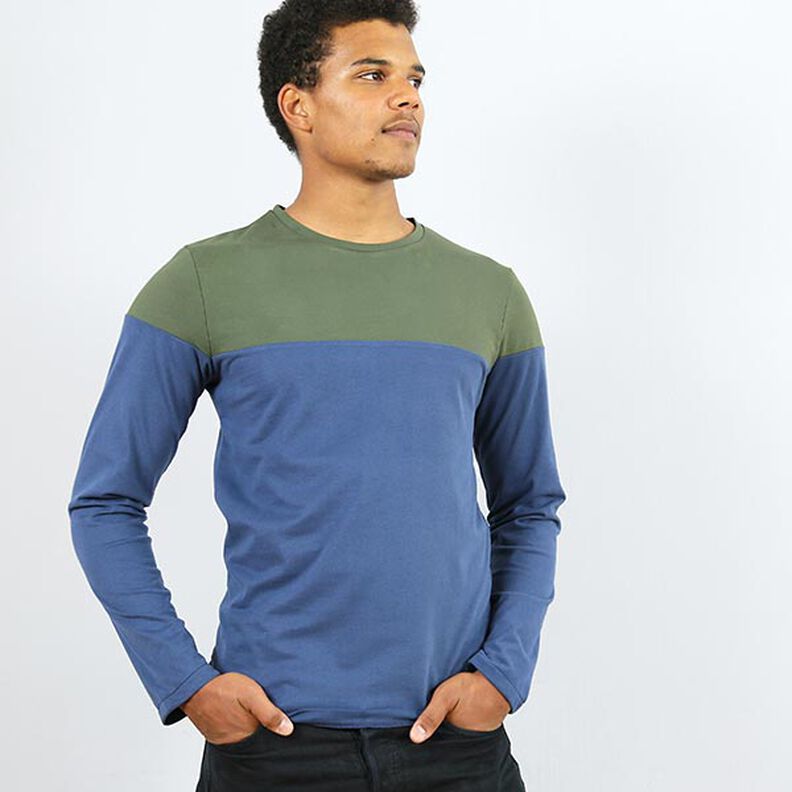 Chemise à manches longues en color block HERR LEVI | Patron prêt à découper | S-XXL,  image number 4