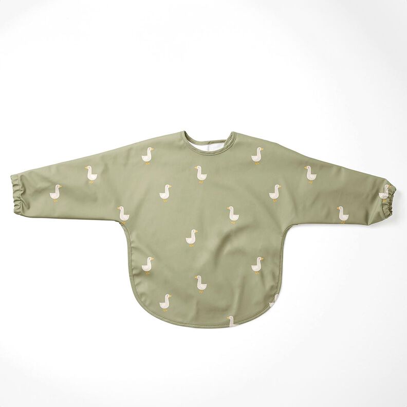 Tissu pour veste de pluie Petites oies Impression numérique – greige,  image number 7