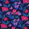 Tissu viscose LENZING™ ECOVERO™ Amira Floral | Nerida Hansen – bleu nuit/rose intense,  thumbnail number 1