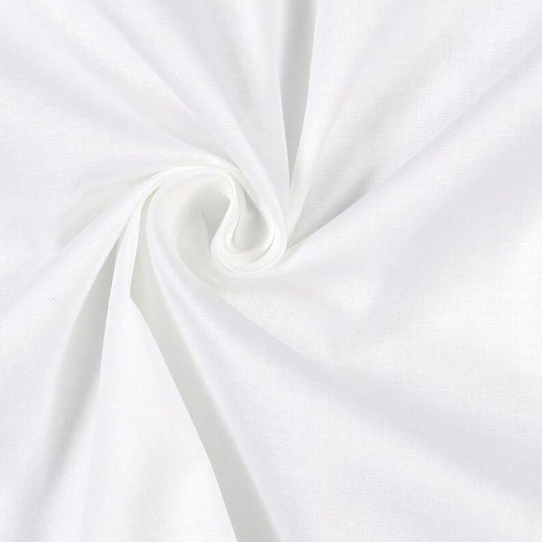 Popeline Stretch – blanc,  image number 2